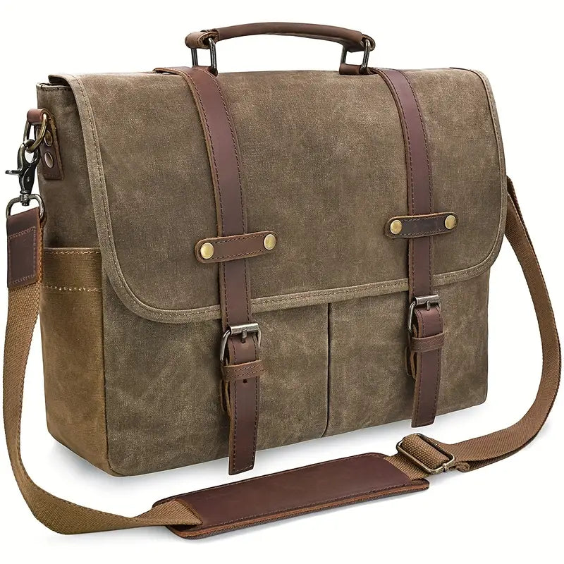 Mens Black Leather Backpack | Lysander