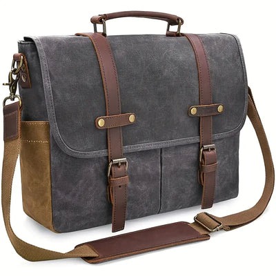 Mens Black Leather Backpack | Lysander
