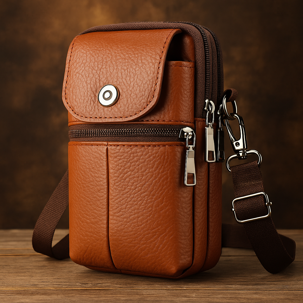 Leather Travel Duffel Bag | Flint