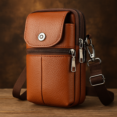 Leather Travel Duffel Bag | Flint