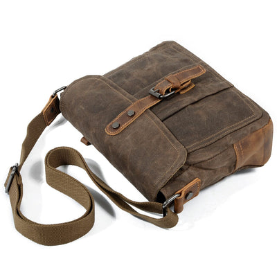 Small Canvas Messenger Bag | Theron