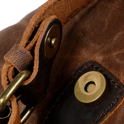 Canvas Leather Backpack | Ridge