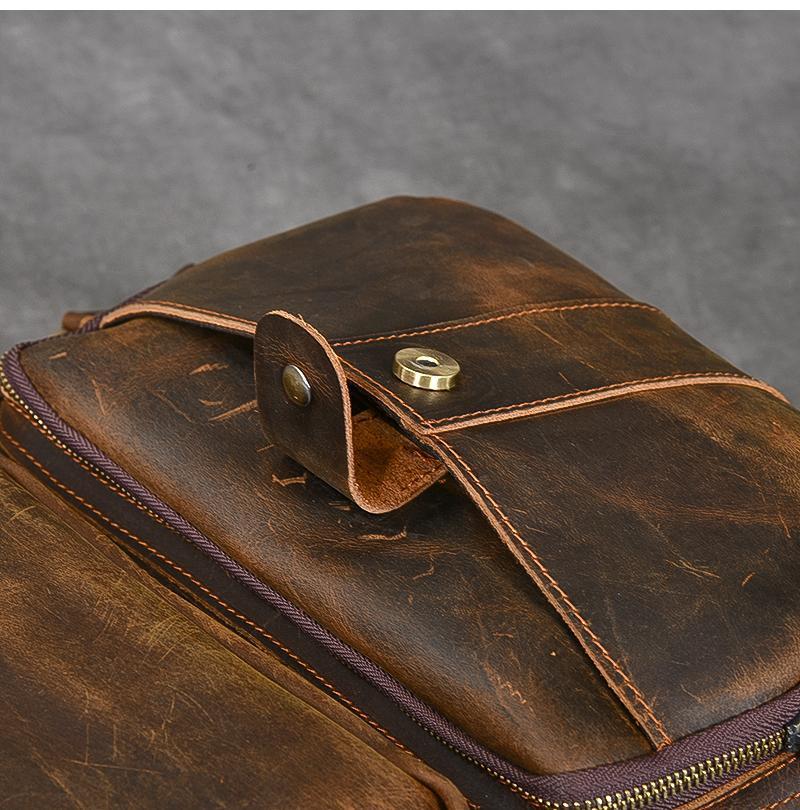 Brown Leather Backpack | Journey