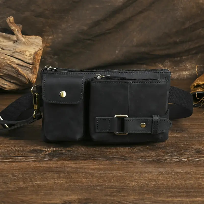 Vintage Leather Backpack for Men | Aurelian