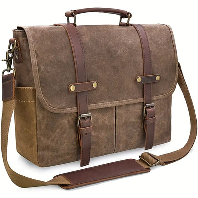 Mens Black Leather Backpack | Lysander