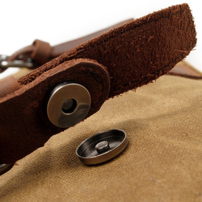 Canvas Crossbody Messenger Bag | Caius