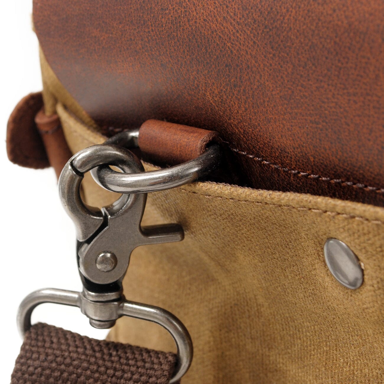 Canvas Crossbody Messenger Bag | Caius