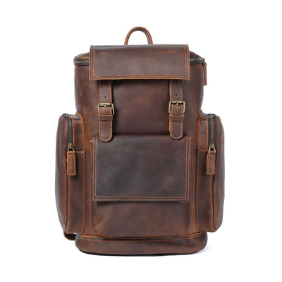 Leather Laptop Backpack | York