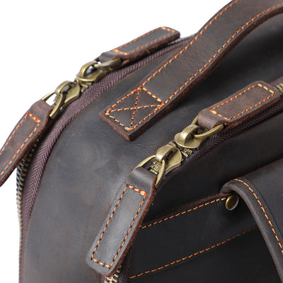 Leather Laptop Rucksack | Yates